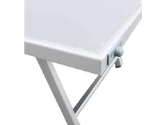 Lettino Alluminio Professionale Bianco foto 7