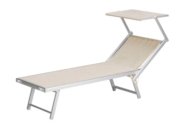 Lettino Alluminio Professionale Beige