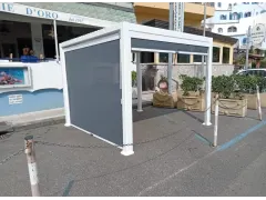 Ecopergola 3x3 in alluminio foto 3